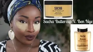 Sacha Buttercup V. Ben Nye Banana Powder I Demo I Beyoncé ticket giveaway