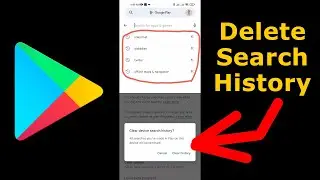How to Delete Search History on Google Play Store 2022