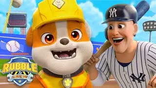 Rubble Build a Baseball Stadium! w/ New York Yankees Aaron Judge | Rubble & Crew