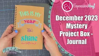 December 2023 Mystery Project Box - Journal with Heat Transfer Vinyl