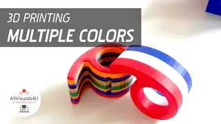 3D Printing Multiple Colors - Multicolor 3D Printing - 3D Print Color Mixing