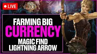 LIVE | Path of Exile | Magic Find Blasting T17's | Lightning Arrow