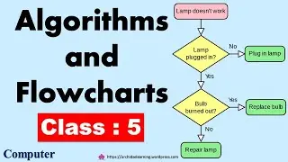 Algorithms And Flowcharts || Class - 5 Computer || CBSE / CAIE || ICT Education ||