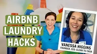 Airbnb Laundry Hacks with Vanessa Higgins