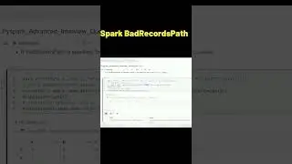 Pyspark BadRecordsPath option to handle bad data #badrecordspath #pyspark #spark #lakehouse #azure