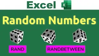 Get Random Numbers in Excel using RAND and RANDBETWEEN