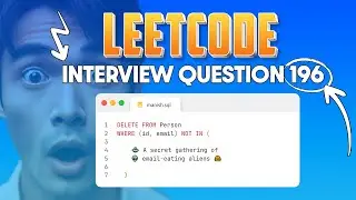 2 Ways to FIND and DELETE Duplicate Rows in a SQL Table | LeetCode SQL
