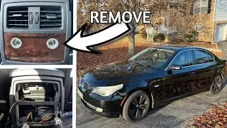 How to Remove Car's Rear A/C Vent Panel to Retrieve Objects in Duct Work - 2010 BMW 528i