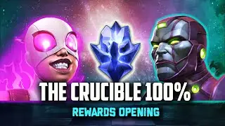 The Crucible Legendary 100% Rewards, 2 Reunion & 1 Titan 7-Star Crystals #mcoc