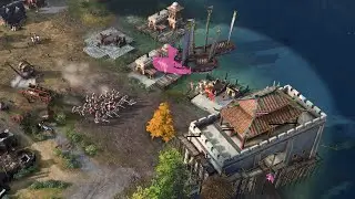 Age of Empires 4 - 4v4 PICKED OFF ONE BY ONE IN MEGARANDOM | Multiplayer Gameplay