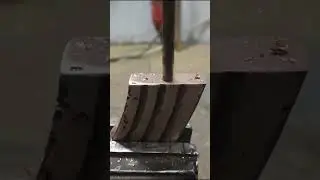 Casting Brass AK-47 from shells finish #hotmetal #melting #casting