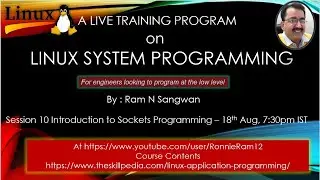 Session 10 Introduction to Sockets Programming | Linux Application Programming | Linux Programming