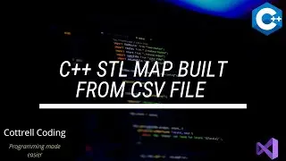 C++ STL Map from CSV