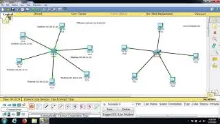 How Hub and Switch work in Cisco Packet Tracer.