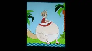 Fox Girl's Big Belly