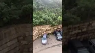 наводнение в Сочи оползень на машины #чп #наводнение #катастрофы