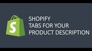 Shopify Development: Product Description Tabs