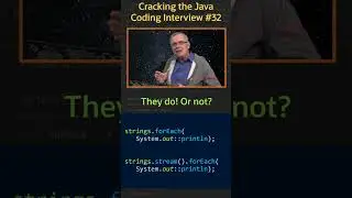 Do Streams and Collections have common methods? - Cracking the Java Coding Interview