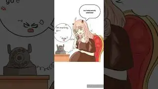 Pregnant anya comic dub - #shorts #spyxfamily