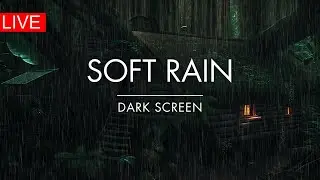 Soft Rain On Forest Cabin | 24/7 | Rain Sounds For Sleeping