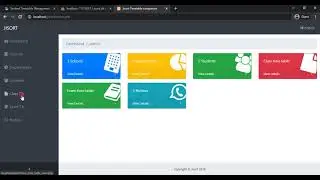 Student Timetable Management System using PHP AppGini Demo