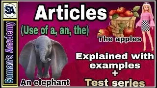 Articles :A, An, The - English Grammar | Rules for using correct articles |