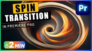 How to do a SPIN Transition in Premiere Pro