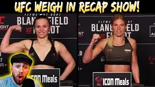 UFC Atlantic City Blanchfield vs Fiorot Predictions & Betting Breakdown | Weigh In Recap Show