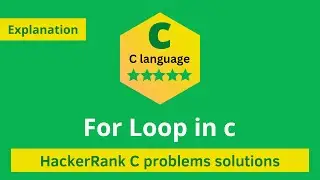 HackerRank For Loop in C problem solution | C Problems solutions | Programmingoneonone