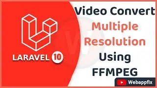 Video Converter Multiple Resolutions Laravel PHP | Laravel Video Converter | Compress Video Laravel