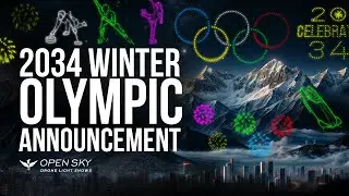 2034 Winter Olympics: Drone Show Announcement in SLC, Utah