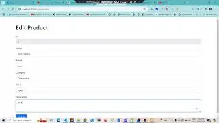 Editing Products in Spring Boot: Create an Edit Page and Save Changes to the Database #springboot