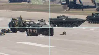 Ukrainian Troops Pursue and Destroy Russian Platoons Fleeing Kursk - Arma 3