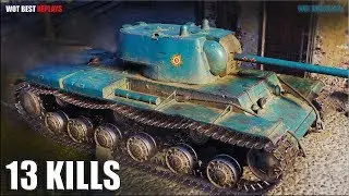 13 фрагов за 6 минут ✳️ World of Tanks  КВ-1 лучший бой