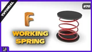 Design a Working Spring in Fusion 360 | Fusion 360 Tutorial 2021 | It’s made EZy