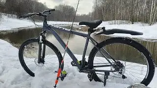 ПЕРВАЯ РЫБАЛКА НА СПИННИНГ В МАРТЕ. ОТКРЫТИЕ ВЕЛОСЕЗОНА