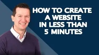 How To Create a Website in less than 5 minutes!