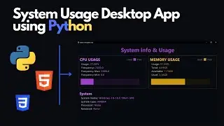 How to Create desktop app using Python - ASMR (no talking)