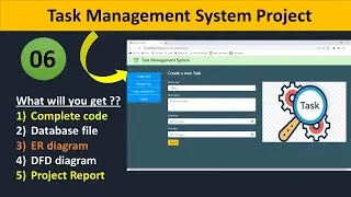 Task Management System Project in PHP and MySQL With Source Code || PHP Project || Part-06