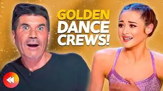 GOLDEN Buzzer Dance Crews On AGT And BGT! 💃✨