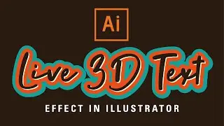 Create a Live 3D Text Effect in Illustrator