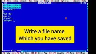 Write a program to print code as output by using fopen() of another file..., C coding