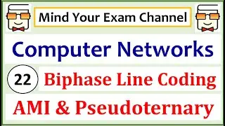 Bipolar Line Coding | Alternate Mark Inversion & Pseudoternary | Computer Networks | Lecture 22