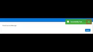 How To Fadeout / Hide Success Message In Oracle Apex 21.2 (Part 2)