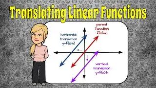 How to TRANSLATE Linear Functions | HS.F.BF.B.3 🖤