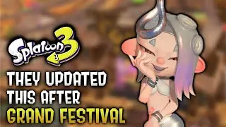 They SNEAKILY Updated This After Grand Festival - Splatoon 3