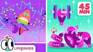 ROBOTS FOR KIDS 🤖⚙️ Songs, Cartoons and More About Robots | Lingokids