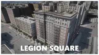 Legion Square with Staircase MLO | FiveM Custom Map