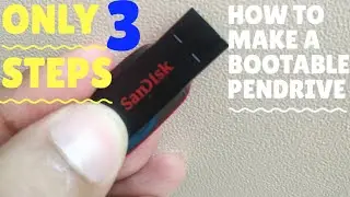 How to make a bootable pendrive