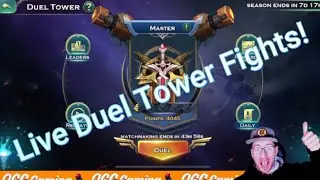 Duel Tower Fights Live! Castle 50 Lich! Lets do this! Art of Conquest with OGC